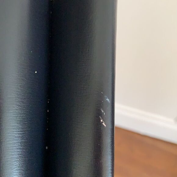 Vtg 60s dark navy snap top arm bag - Picture 6 of 8